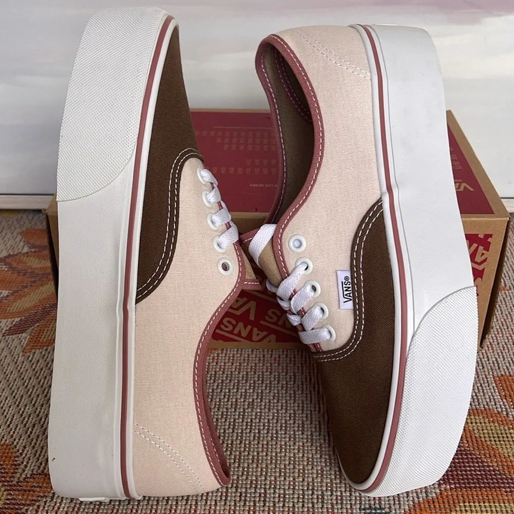 Vans WMNS Authentic Stackform Earthy Blocking Multi Color VN000CN0BMG Platforms